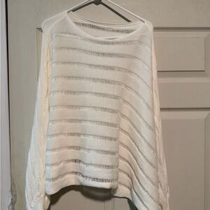 Elegant White Women's Sweater